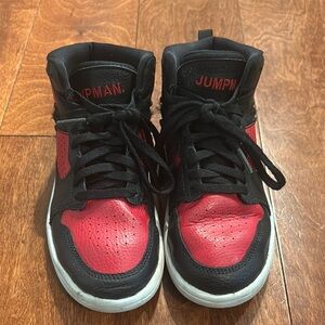 Jumpman Black and Red Sneakers